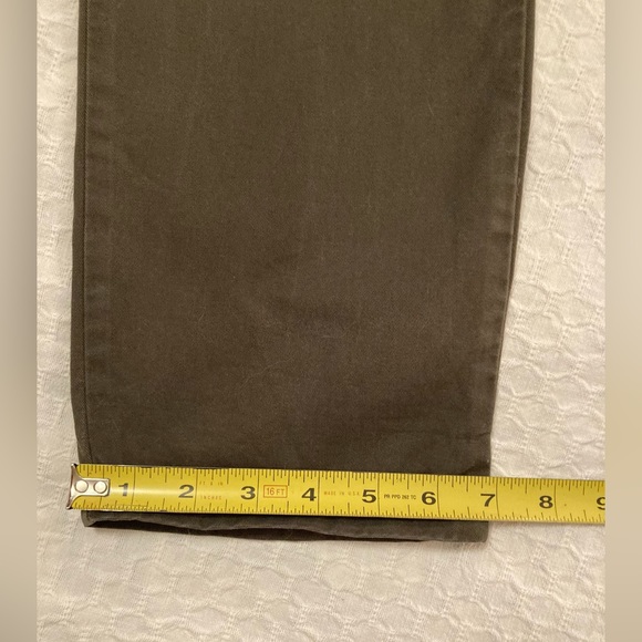 Stock Mfg chinos, olive, size 32 - Picture 2 of 7